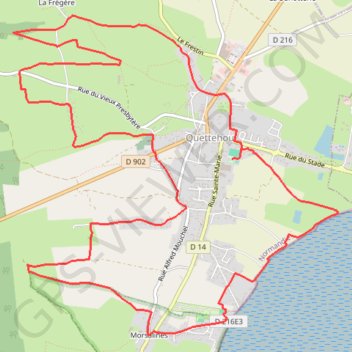 Itinéraire 2 - VDSC Trail Marche 14km, distance, dénivelé, altitude, carte, profil, trace GPS