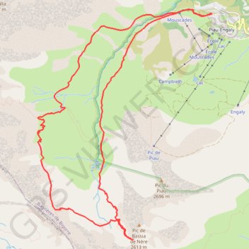 Itinéraire La Hourquette de Chermentas, distance, dénivelé, altitude, carte, profil, trace GPS