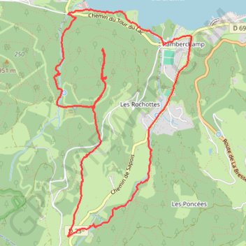 Itinéraire Saut de la Bourrique, distance, dénivelé, altitude, carte, profil, trace GPS