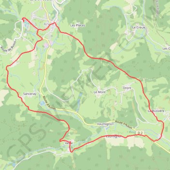 Itinéraire Parc du Morvan - Anost, distance, dénivelé, altitude, carte, profil, trace GPS