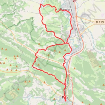 Itinéraire Escosse, distance, dénivelé, altitude, carte, profil, trace GPS