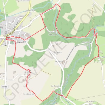 Itinéraire Autour de Guéhenno, distance, dénivelé, altitude, carte, profil, trace GPS