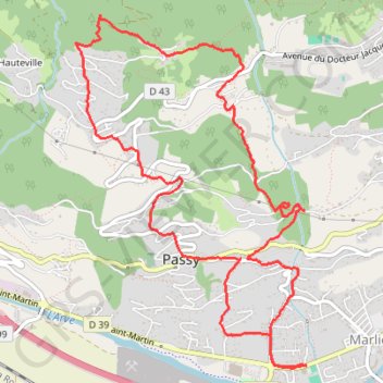 Itinéraire Marlioz le coudray, distance, dénivelé, altitude, carte, profil, trace GPS