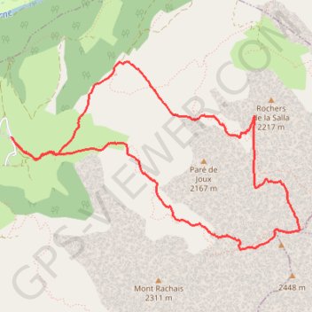Itinéraire Trou de la Mouche, distance, dénivelé, altitude, carte, profil, trace GPS