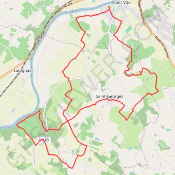Itinéraire À Saint-Vite, distance, dénivelé, altitude, carte, profil, trace GPS
