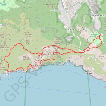 Itinéraire Belvédère Titou Ninou, distance, dénivelé, altitude, carte, profil, trace GPS