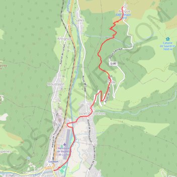 Itinéraire 26-Luchon-Artigue, distance, dénivelé, altitude, carte, profil, trace GPS