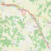 Itinéraire 2022-06-12-14-57-26, distance, dénivelé, altitude, carte, profil, trace GPS