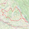 Itinéraire E1 - 24 fictif + réel v1, distance, dénivelé, altitude, carte, profil, trace GPS