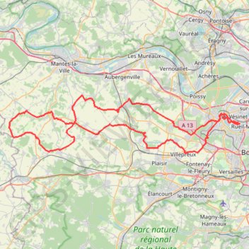 Itinéraire St Fiacre 2022 130km-13202801, distance, dénivelé, altitude, carte, profil, trace GPS