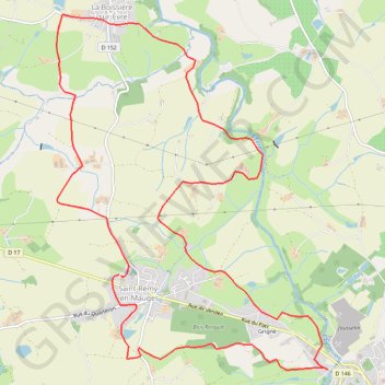 Itinéraire Saint Rémy en Mauges, distance, dénivelé, altitude, carte, profil, trace GPS
