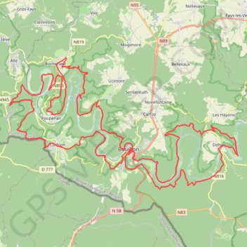 Itinéraire Ochtendloop, distance, dénivelé, altitude, carte, profil, trace GPS