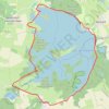 Itinéraire Lac de Madine - Heudicourt, distance, dénivelé, altitude, carte, profil, trace GPS