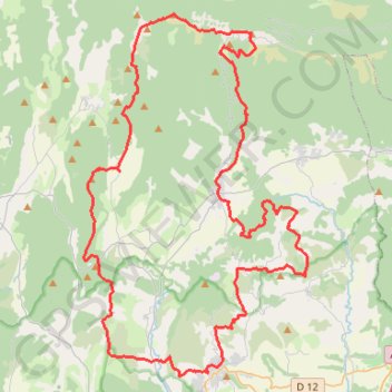Itinéraire THP 80 en Off, distance, dénivelé, altitude, carte, profil, trace GPS