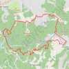 Itinéraire Auribeau et la siagne, distance, dénivelé, altitude, carte, profil, trace GPS