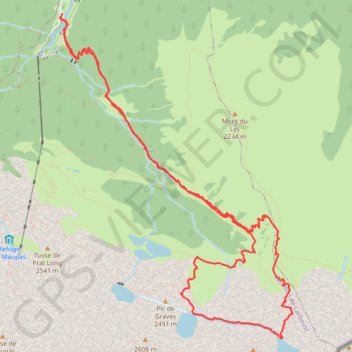 Itinéraire Lac Celinda et Lac Charles (31), distance, dénivelé, altitude, carte, profil, trace GPS