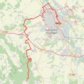 Itinéraire Étape 9 : De Sommeval à Troyes — Raid Bulles, distance, dénivelé, altitude, carte, profil, trace GPS
