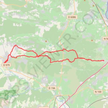 Itinéraire 2020-08-19 12:20:04, distance, dénivelé, altitude, carte, profil, trace GPS