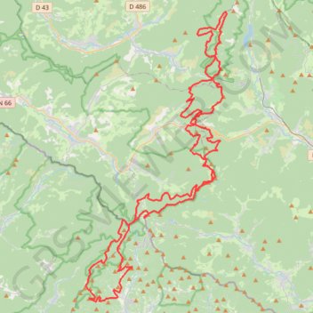 Itinéraire Les crêtes vosgiennes, distance, dénivelé, altitude, carte, profil, trace GPS
