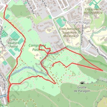 Itinéraire Verte Pastré 11 janv 24 (en cours), distance, dénivelé, altitude, carte, profil, trace GPS