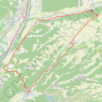 Itinéraire Les Jambes l'Asse, distance, dénivelé, altitude, carte, profil, trace GPS
