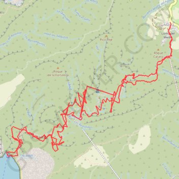 Itinéraire 2023-07-08 15:40:06 MASCA, distance, dénivelé, altitude, carte, profil, trace GPS