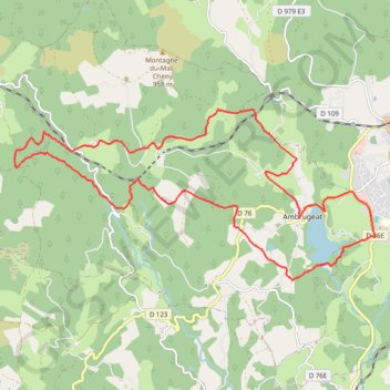 Itinéraire De feuilles en aiguilles - Ambrugeat - Pays de Haute Corrèze, distance, dénivelé, altitude, carte, profil, trace GPS