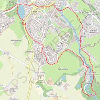 Itinéraire Le tour des moulins - Saint-Laurent-sur-Sèvre, distance, dénivelé, altitude, carte, profil, trace GPS