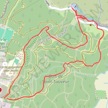 Itinéraire Source du Lez, distance, dénivelé, altitude, carte, profil, trace GPS