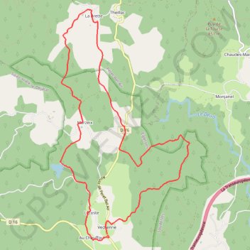 Itinéraire Entre Vedrenne et la Brette - Égletons - Pays d'Égletons, distance, dénivelé, altitude, carte, profil, trace GPS