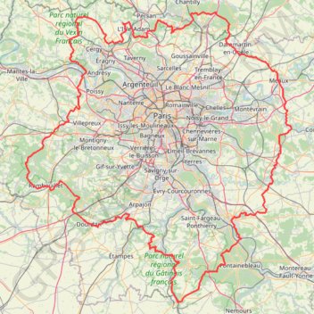 Itinéraire Tracé 137, distance, dénivelé, altitude, carte, profil, trace GPS