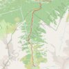 Itinéraire Les granges du Moudang, distance, dénivelé, altitude, carte, profil, trace GPS