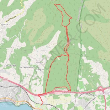 Itinéraire Louisianne, distance, dénivelé, altitude, carte, profil, trace GPS