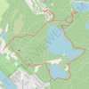 Itinéraire Lac du Moulin, Lac Seigneurial et Lac des Bouleaux, distance, dénivelé, altitude, carte, profil, trace GPS