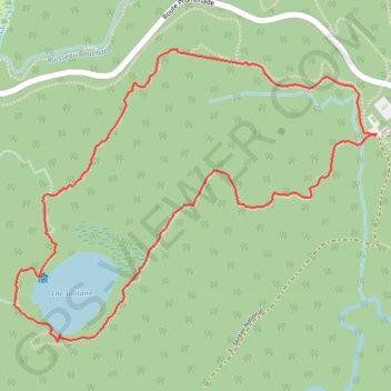 Itinéraire Lac solitaire, distance, dénivelé, altitude, carte, profil, trace GPS