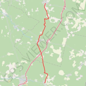 Itinéraire Chemin de Tours (GR 655), distance, dénivelé, altitude, carte, profil, trace GPS
