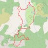 Itinéraire Les Terres Noires au départ d'Archail, distance, dénivelé, altitude, carte, profil, trace GPS