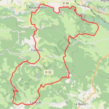 Itinéraire VTT ROCA, distance, dénivelé, altitude, carte, profil, trace GPS