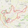 Itinéraire 1 - randonnée vtt 40 kms telethon, distance, dénivelé, altitude, carte, profil, trace GPS