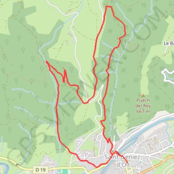 Itinéraire La Vallée du Barribès, distance, dénivelé, altitude, carte, profil, trace GPS