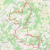 Itinéraire VTT N°24 - Archiac - L'étang, distance, dénivelé, altitude, carte, profil, trace GPS