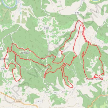 Itinéraire Trespoux 2012, distance, dénivelé, altitude, carte, profil, trace GPS