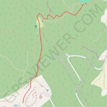 Itinéraire Monts de Guéret - Descente La Voie des Carriers, distance, dénivelé, altitude, carte, profil, trace GPS