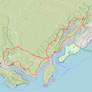 Itinéraire Calanque d En Vau, distance, dénivelé, altitude, carte, profil, trace GPS