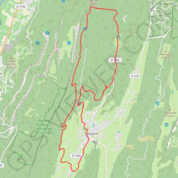 Itinéraire Le Bec de l'Orient, distance, dénivelé, altitude, carte, profil, trace GPS