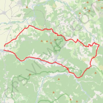 Itinéraire Crupies et Vesc - La Bégude-de-Mazenc, distance, dénivelé, altitude, carte, profil, trace GPS