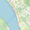 Itinéraire Vitrezay- Mortagne-sur-Gironde, distance, dénivelé, altitude, carte, profil, trace GPS