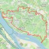 Itinéraire Bourg s/ Gironde, distance, dénivelé, altitude, carte, profil, trace GPS