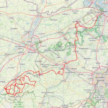 Itinéraire route, distance, dénivelé, altitude, carte, profil, trace GPS