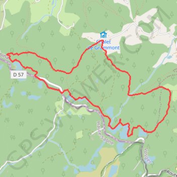 Itinéraire Vosges en Raquettes : Les mille étangs, distance, dénivelé, altitude, carte, profil, trace GPS
